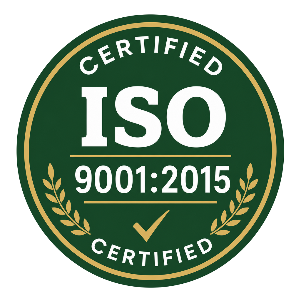 ISO 9001:2015 Certified ISO 9001:2015 Certified